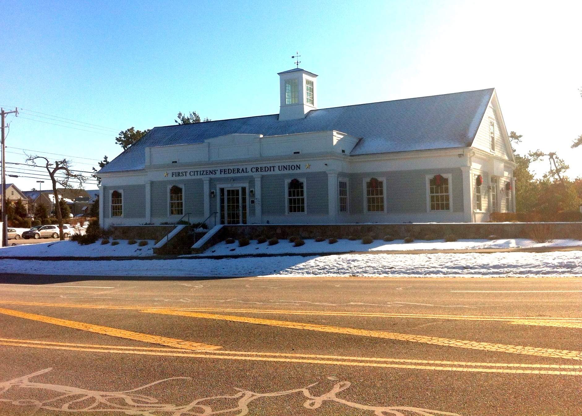 Gutter Pro Installation at First Citizens Credit Union-Mashpee, Ma by Gutter Pro Enterprises