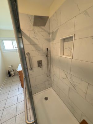 Bathroom Remodel using Tile