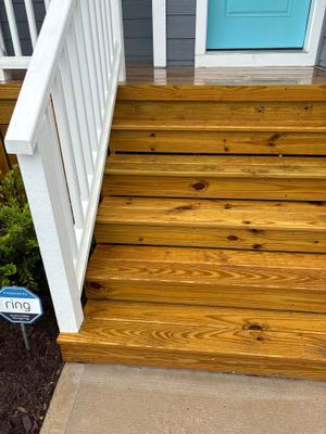 Wood Deck using Wood Sealant