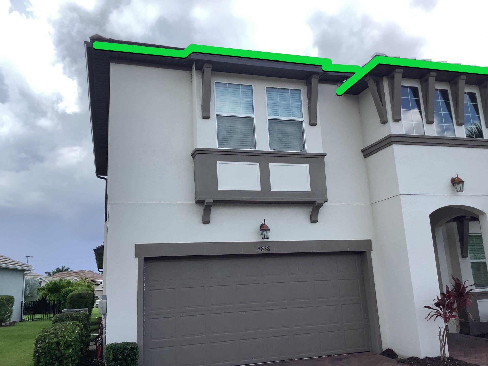 Black Seamless Gutters for Modern Homes in Naples FL  by Gutter Professors