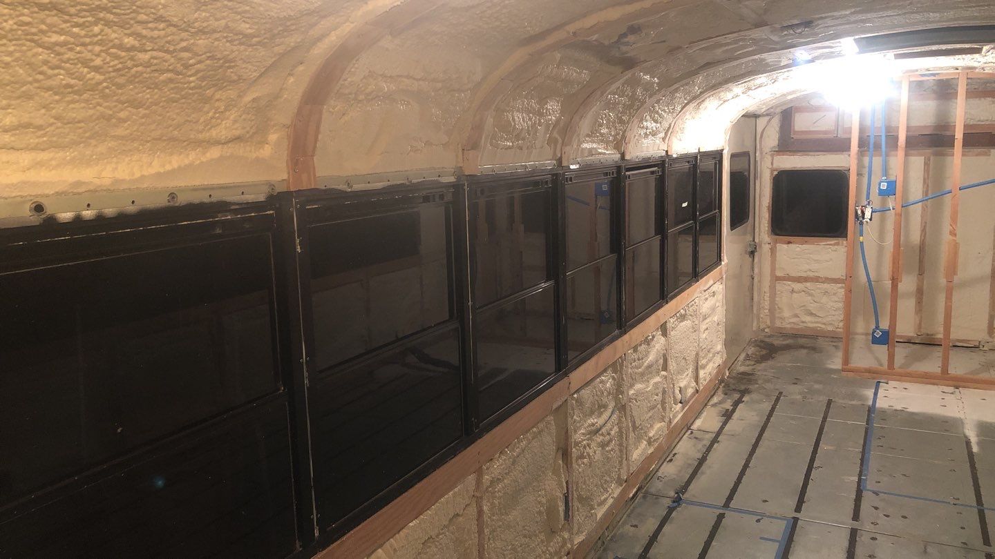 Spray Foam Insulation using Insulation only by Straight Edge Roofing Inc