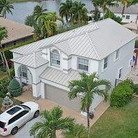 24ga 1.5" Mechanical Seam Ash Gray by Total Roofing System The Metal Roof Experts