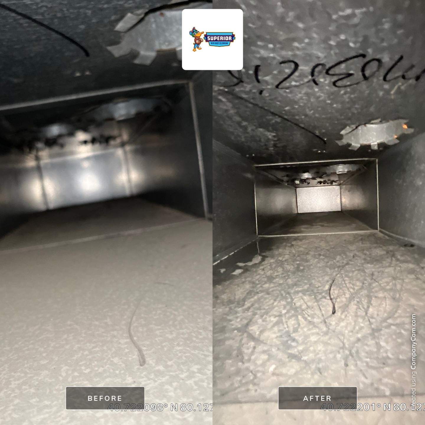 Air Duct Cleaning With a Vacuum Truck in Cranberry Twp, PA by Superior Air Duct Cleaning