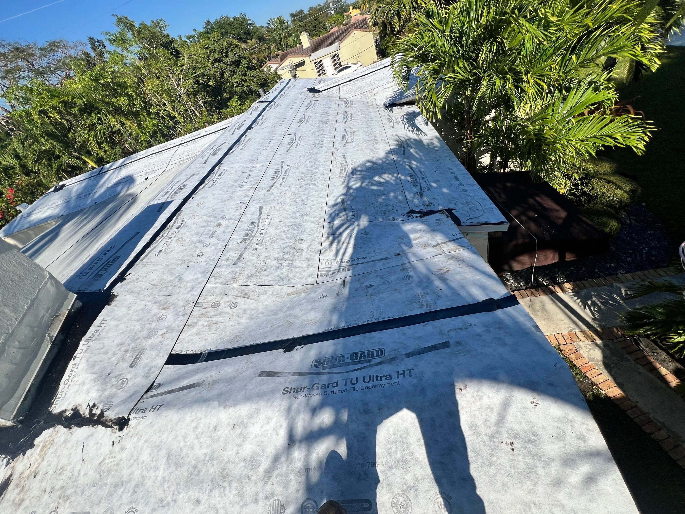 Chimney Roof Flashing Repair and New Roof by The Goat Contractor ( Giampri Corp)