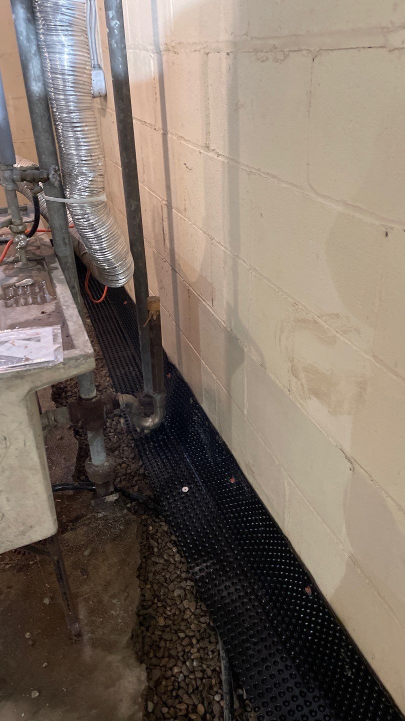 Drain Tile & Sump Pump for Kassie's Rental Property by Waterproofing Northeast