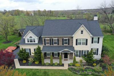 Roofing Installation using CertainTeed Landmark - Moire Black