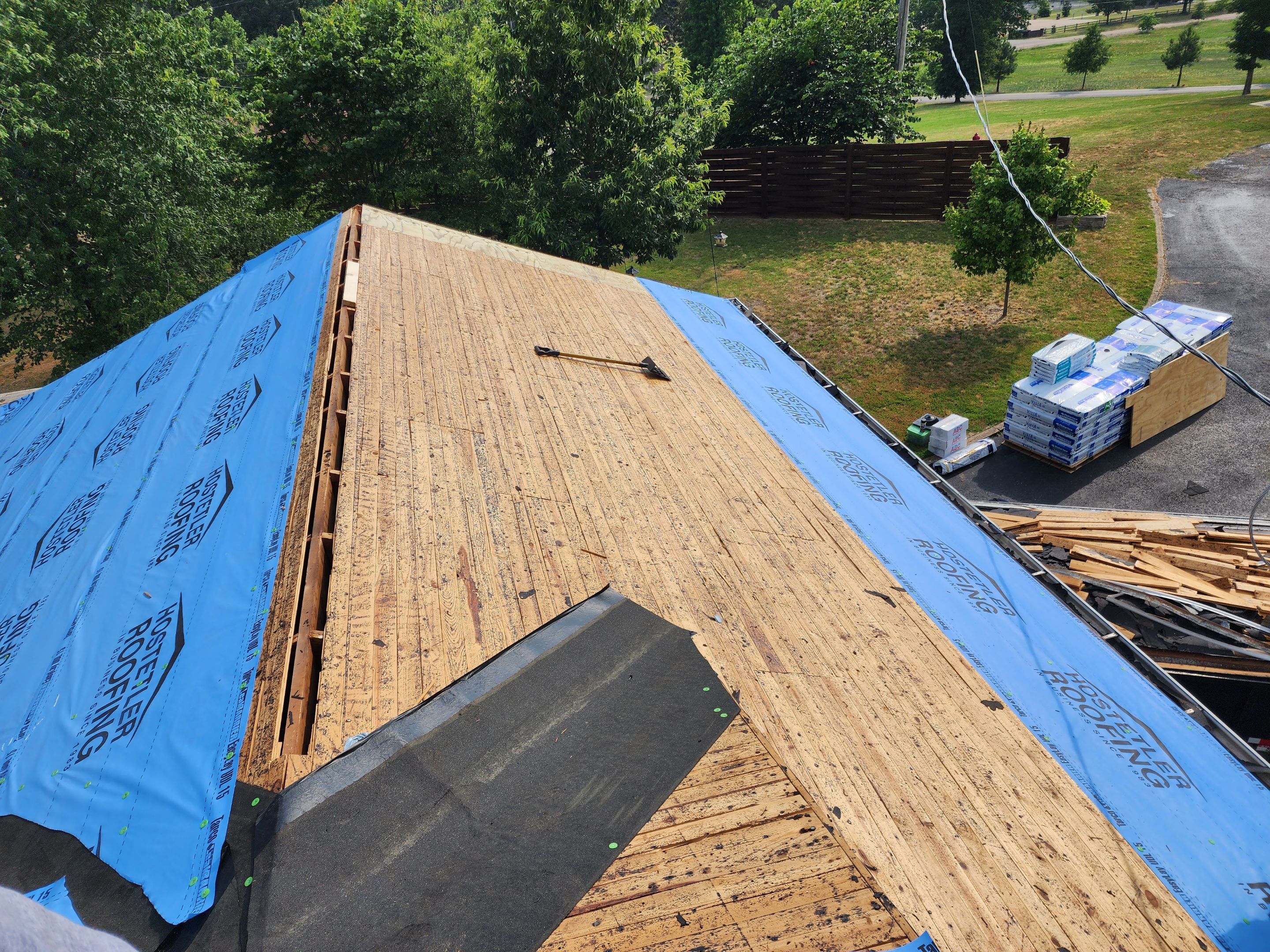 Residential Shingle Reroof using Malarkey Vista by Hostetler Roofing