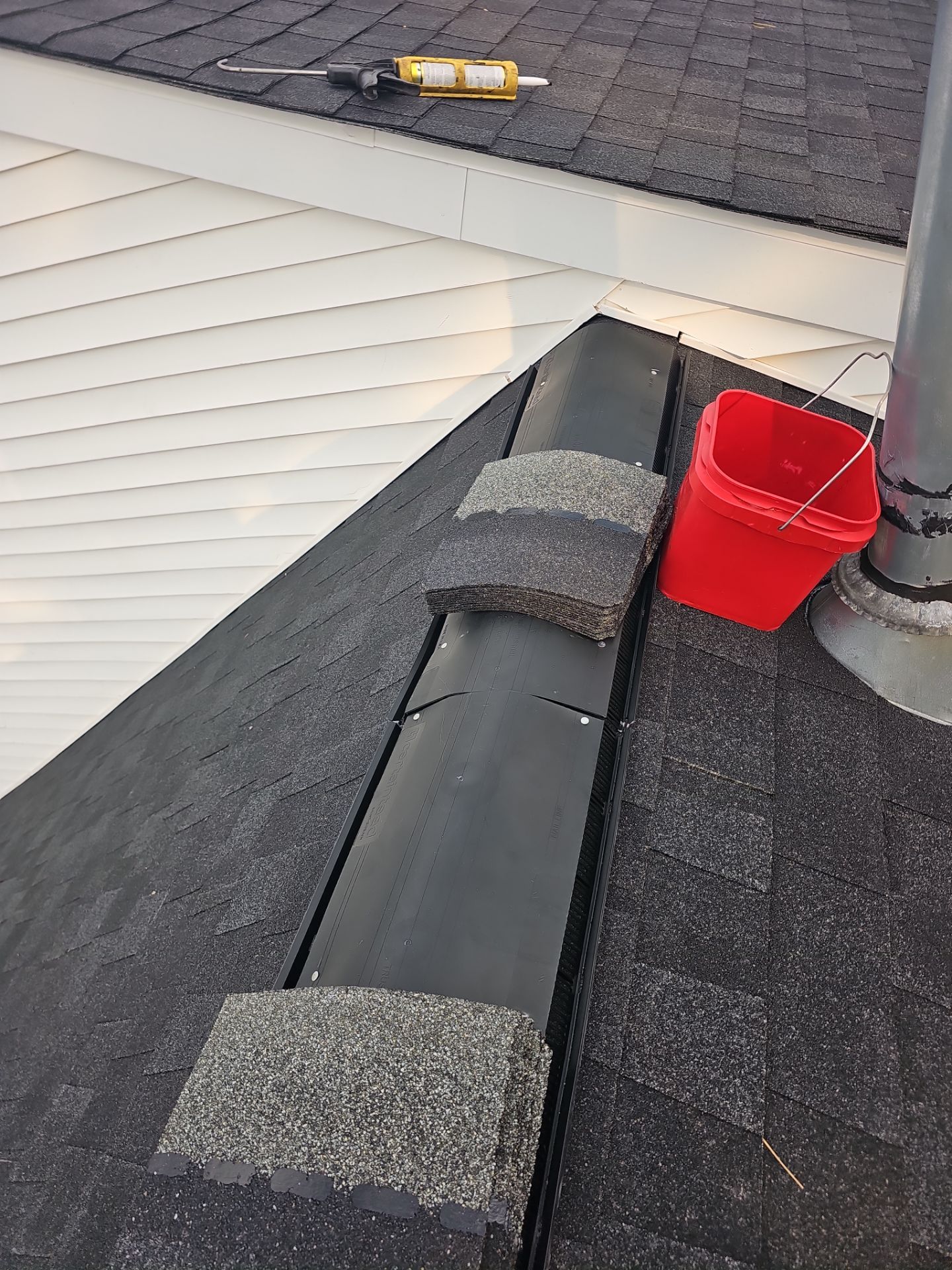 Roof Replacement - Charcoal Black by Winchester Roofing