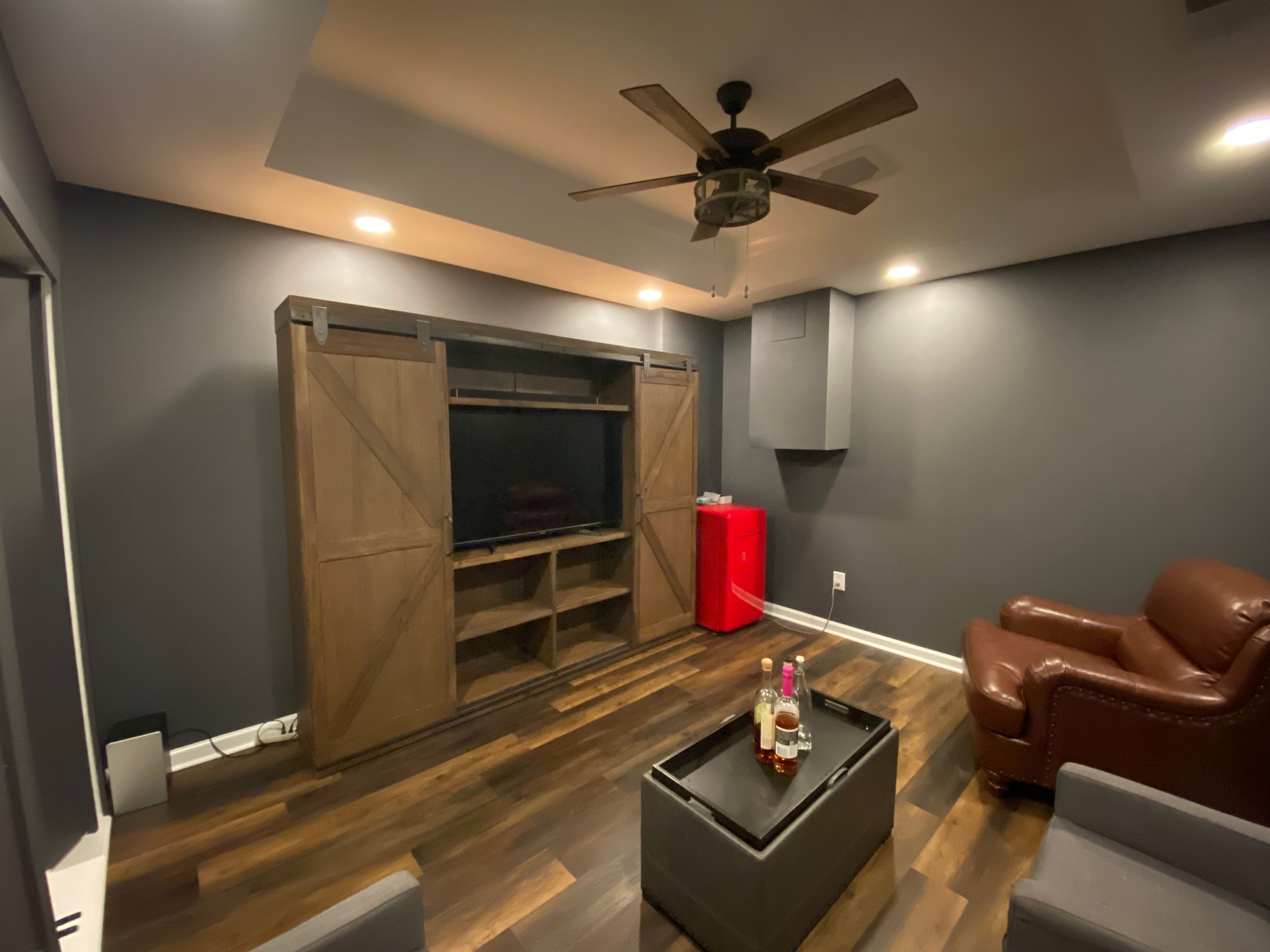 Complete Basement Remodeling and Custom Living Suite in Smyrna by Swift Home Renovations