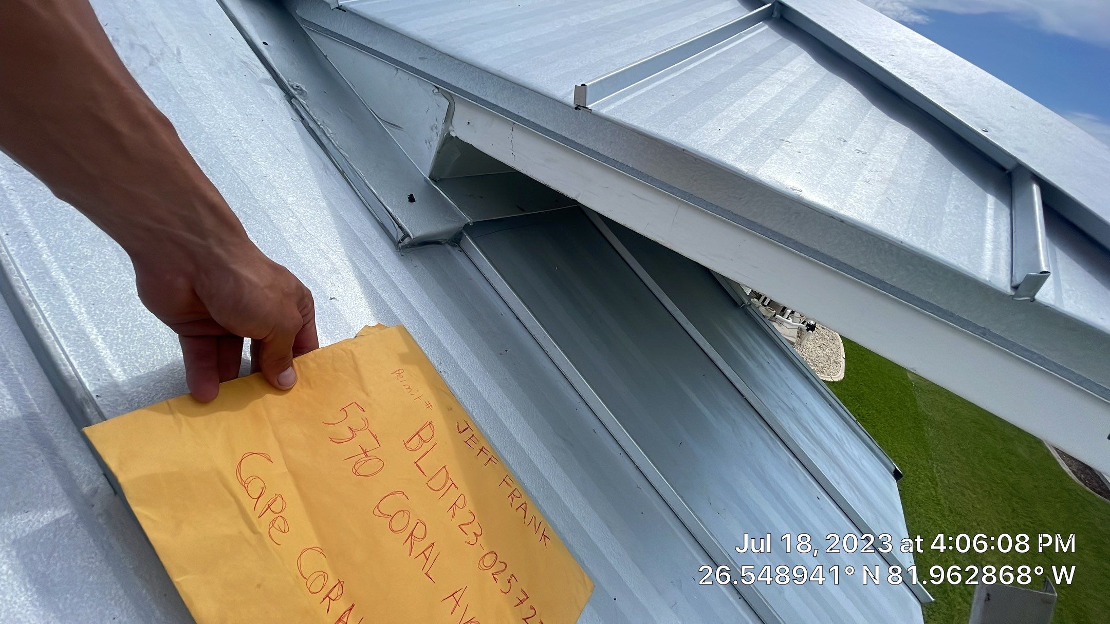 Residential Roofing Installation using Standing Seam Metal by Protek Roofing Heating Air & Solar