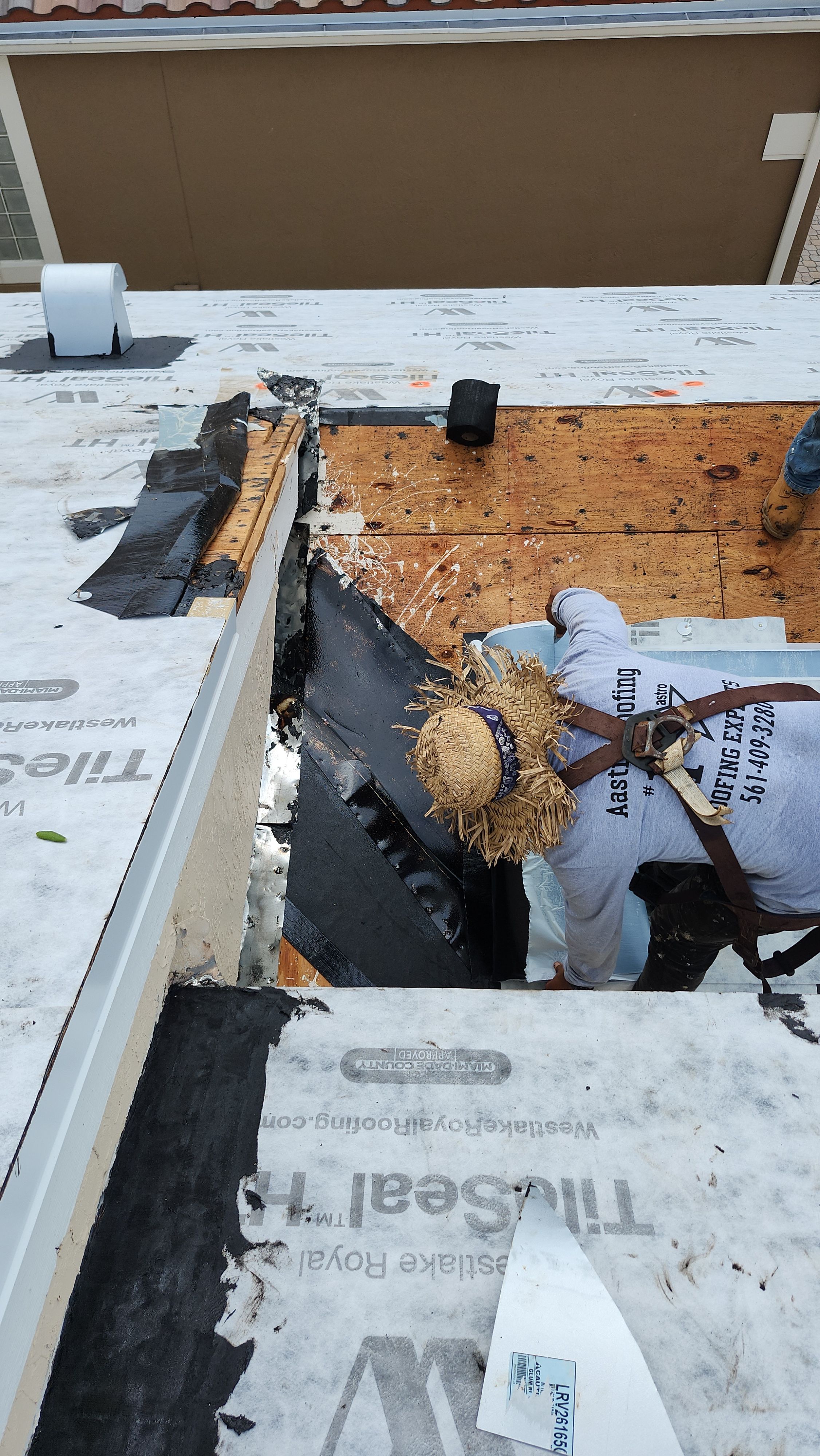 New Barrel Tile Roof Installation and Decking Repair in Boynton Beach by Aastro Roofing
