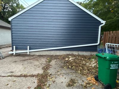 5-Inch Seamless Gutter Installation – Custom Downspout Minneapolis, MN 