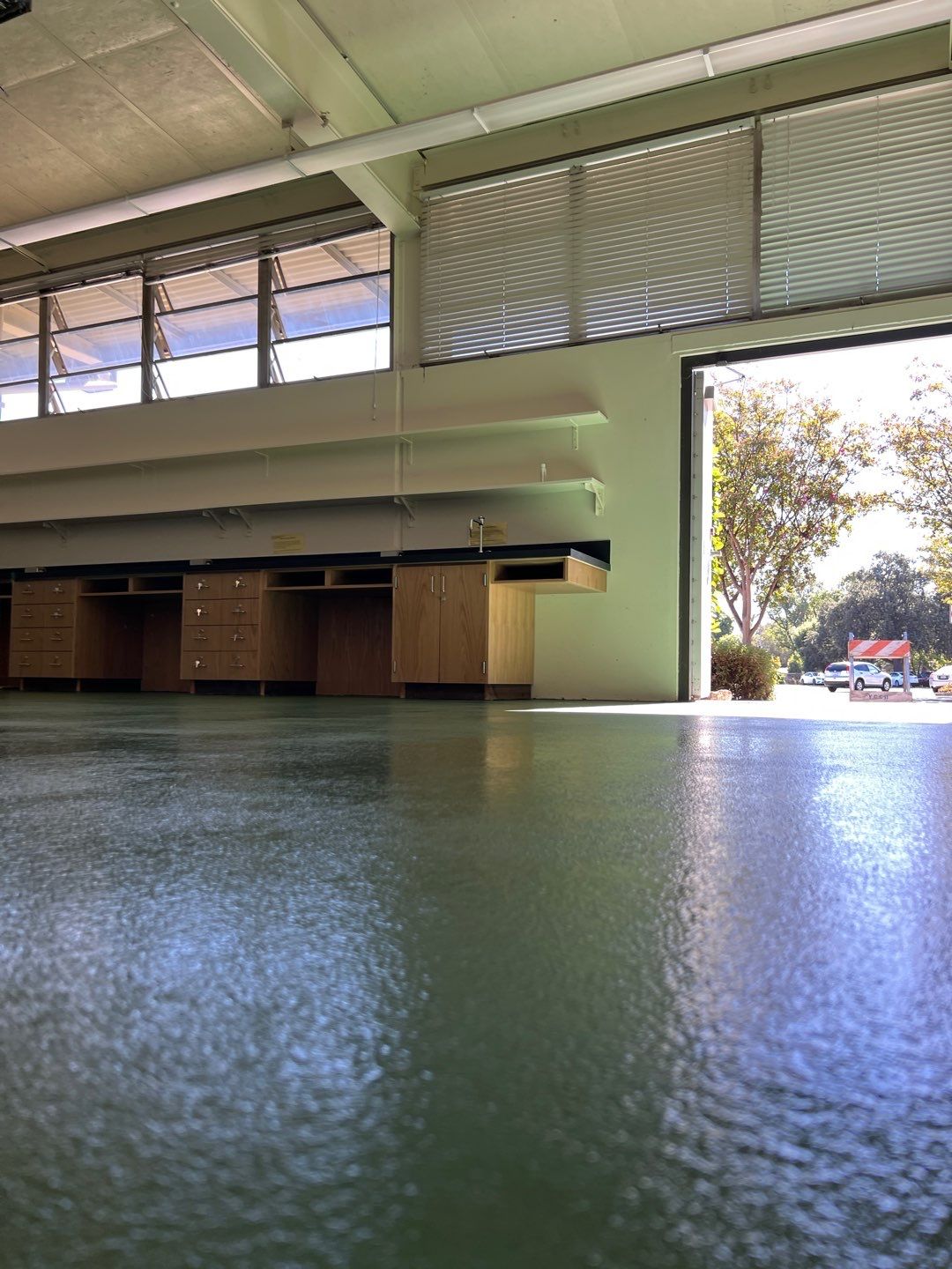 Custom Concrete Coating at Modesto Junior College by Lancaster Painting