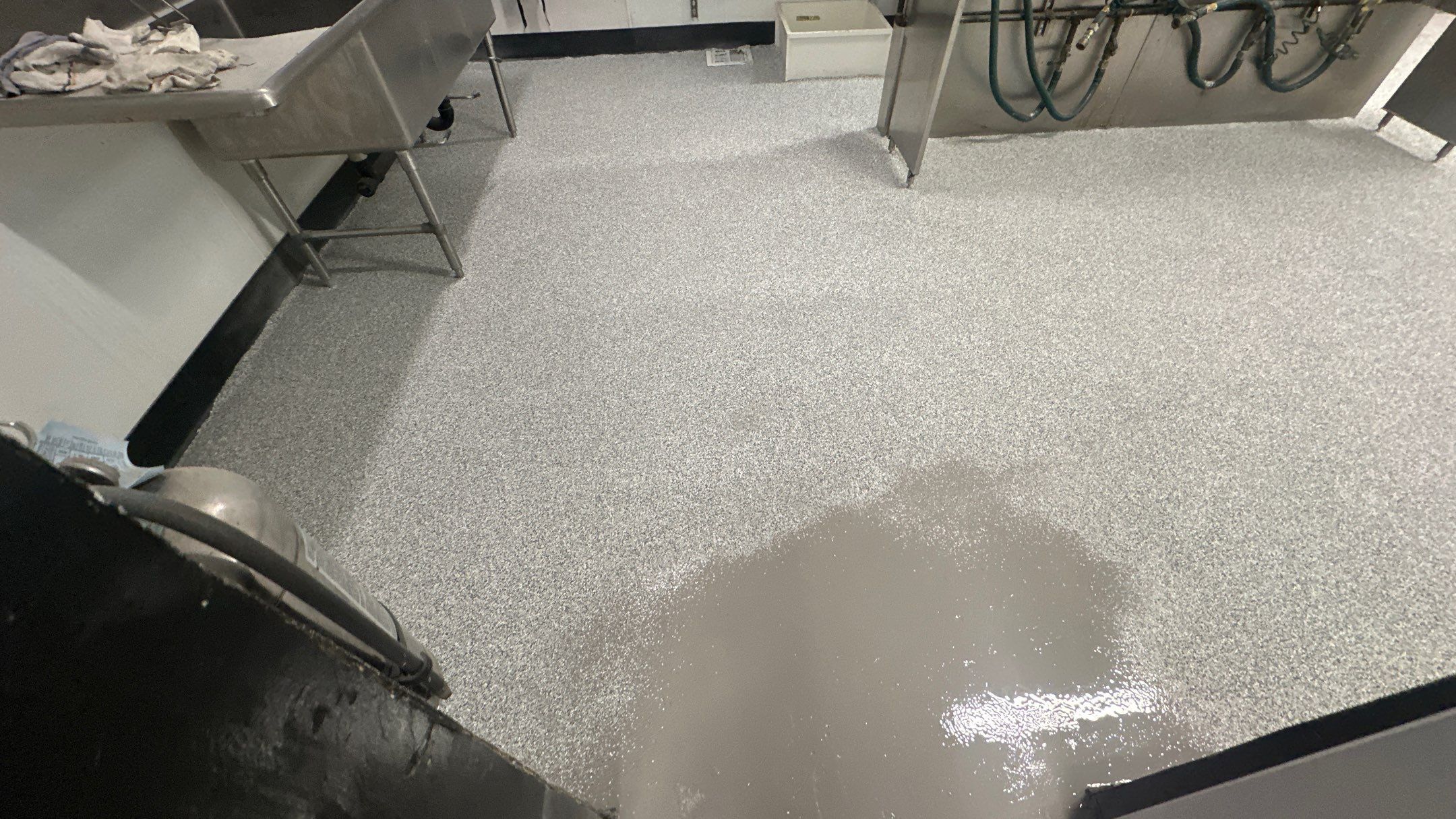 Commercial Kitchen Flooring using Slate Stone 1/8" by Croc Coatings, LLC