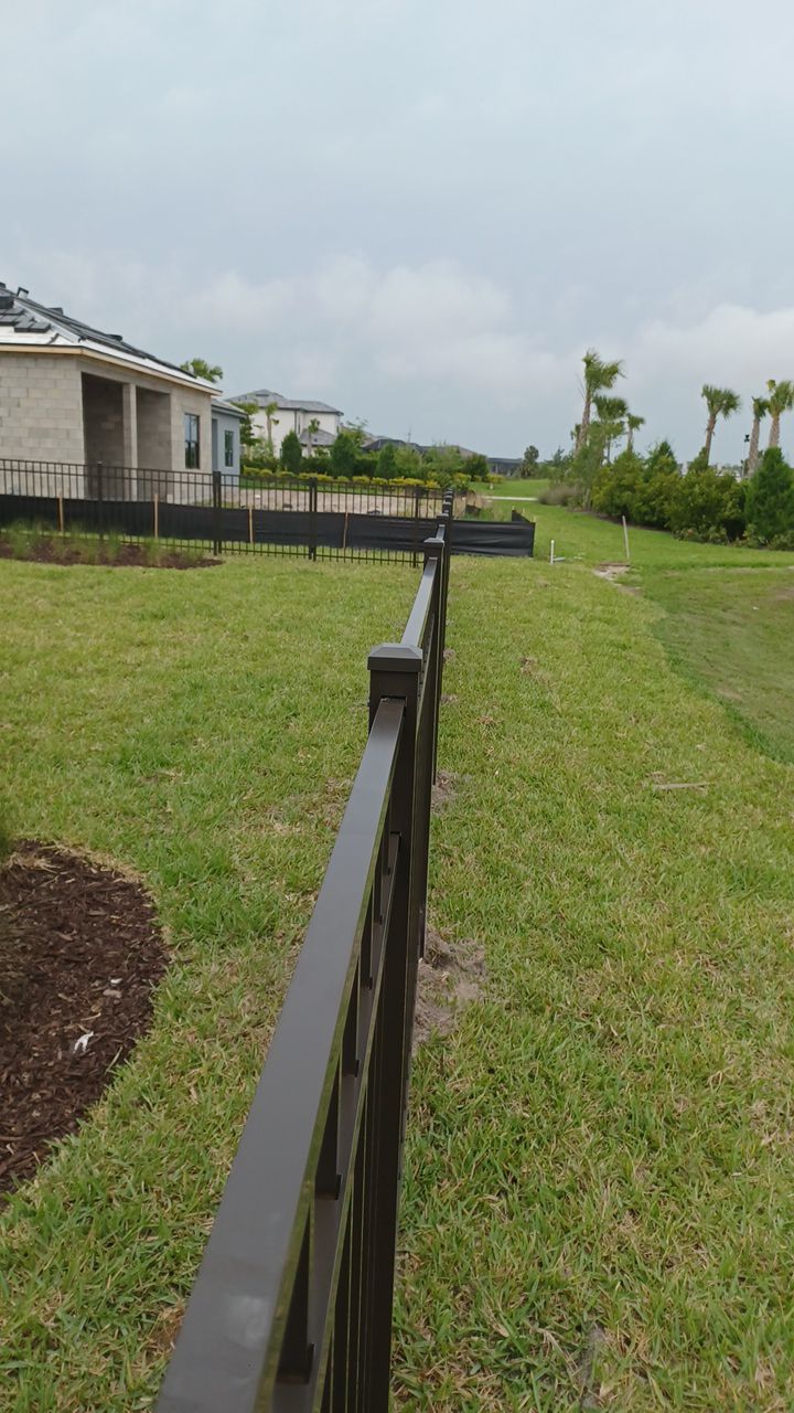 Nokomis, FL 4ft. Tall 3-Rail Bronze Aluminum  by Asap fence and gates, LLC