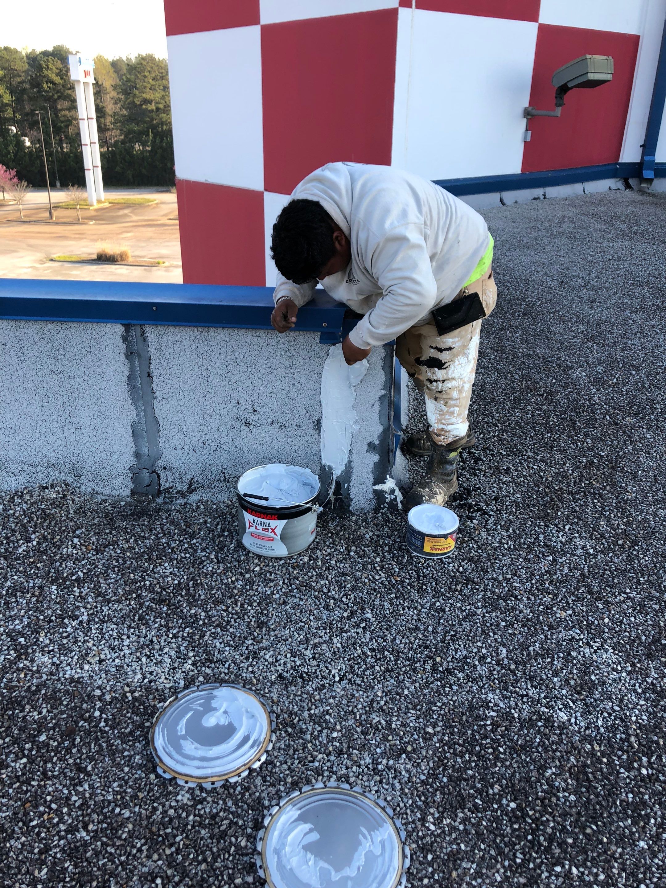 Large Commercial Maintenance Job in Stockbridge Georgia by First Due Roofing