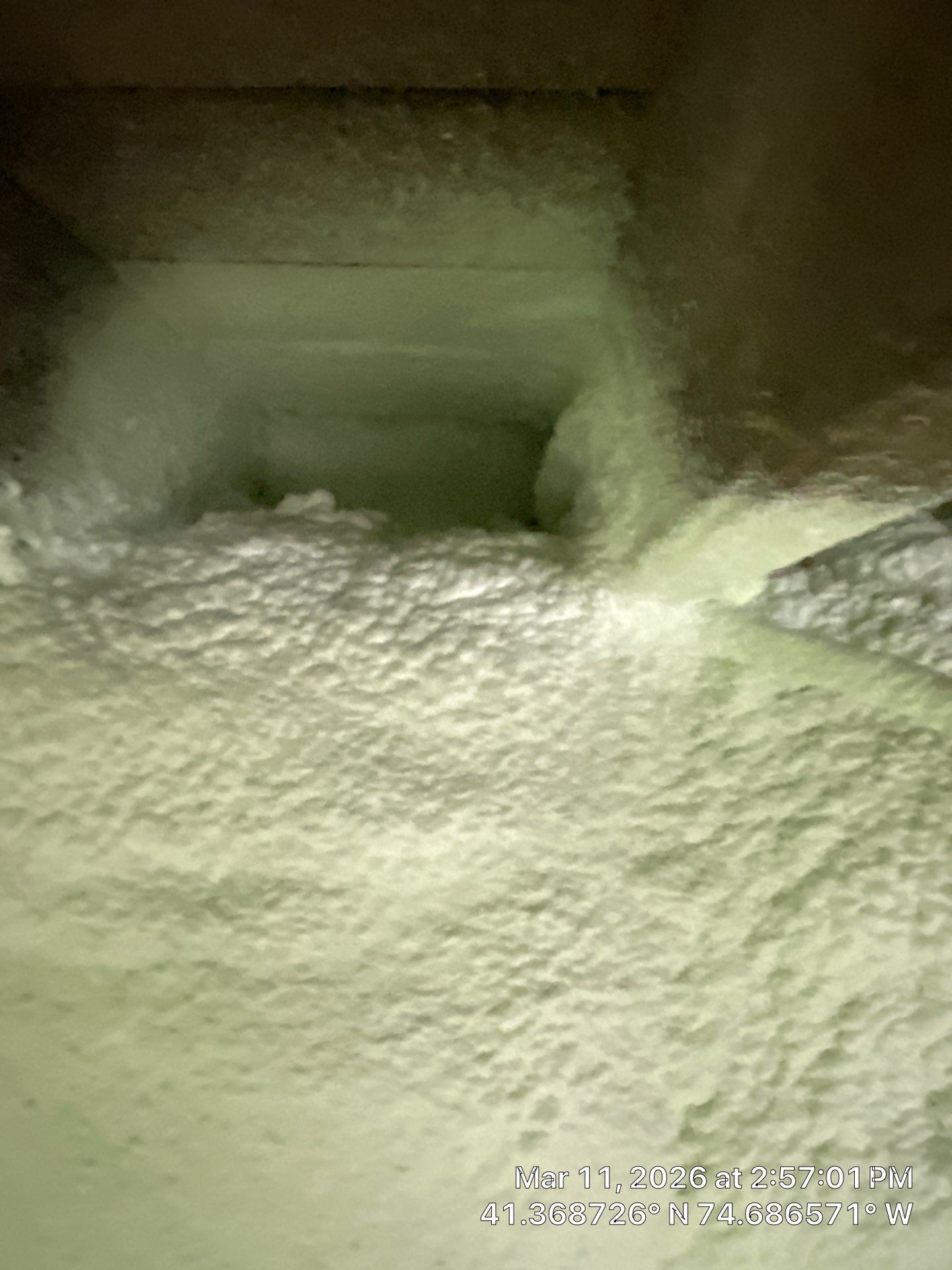 Basement Exterior Walls using Closed Cell Spray Foam by NYS Foam & Energy