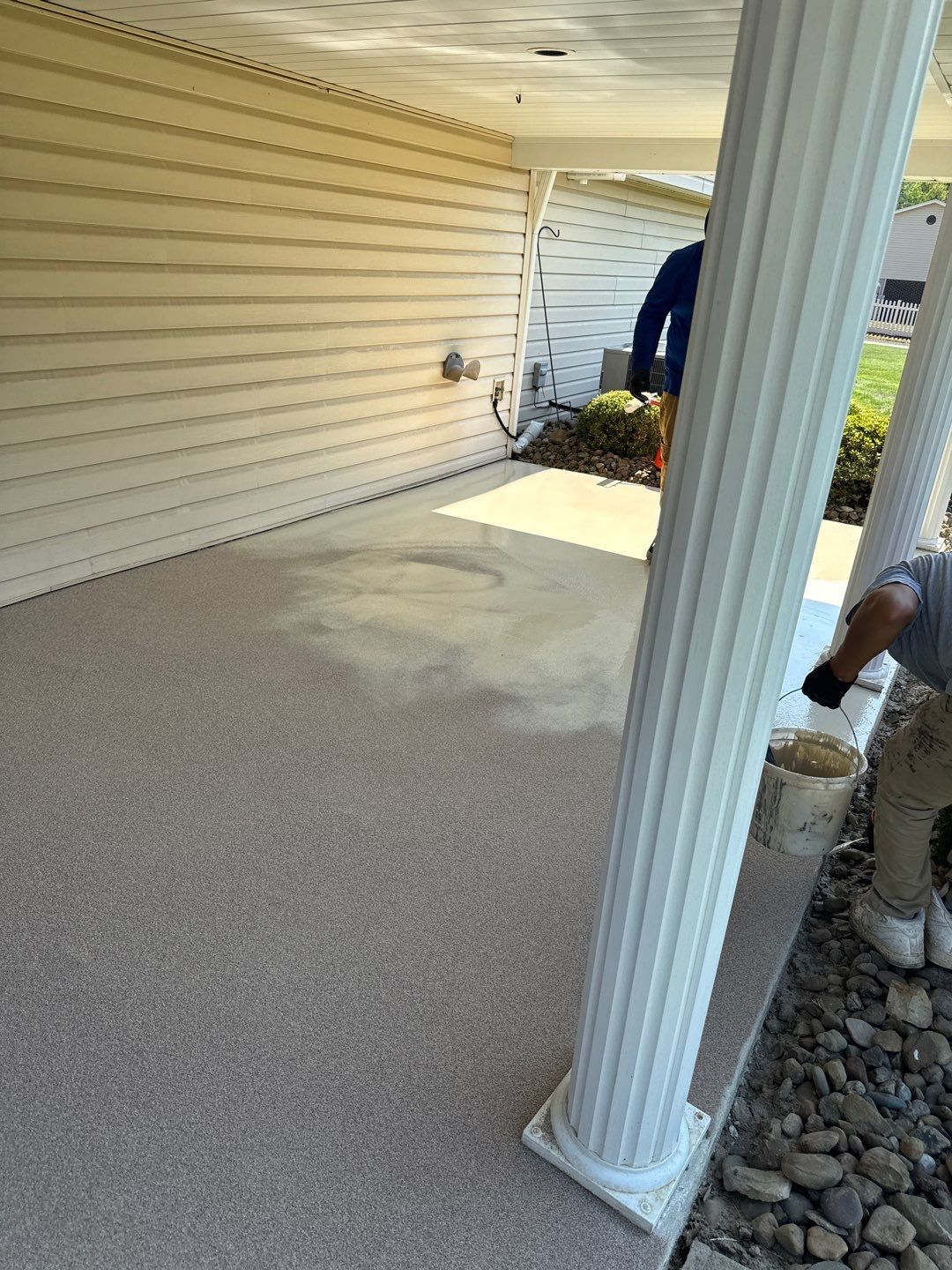 Porch Project in Coraopolis by Floors in a Day, Inc