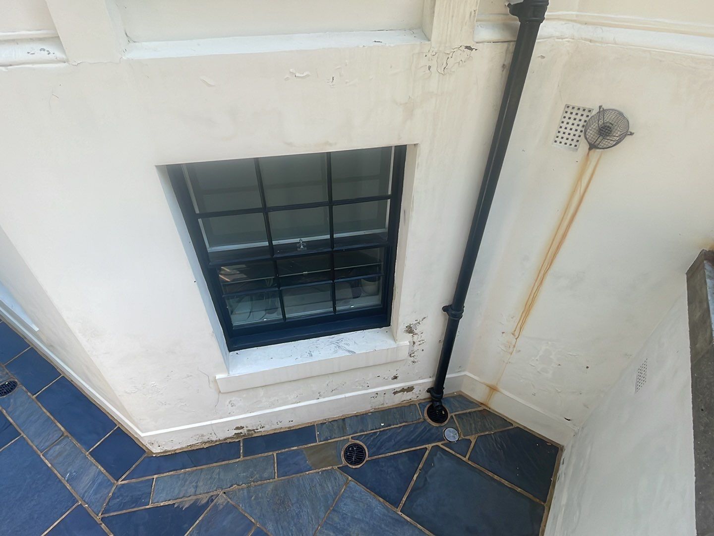 Render - Brickwork-Basement Patios using honda 21 ltr/min by Ges Exterior Cleaning ltd