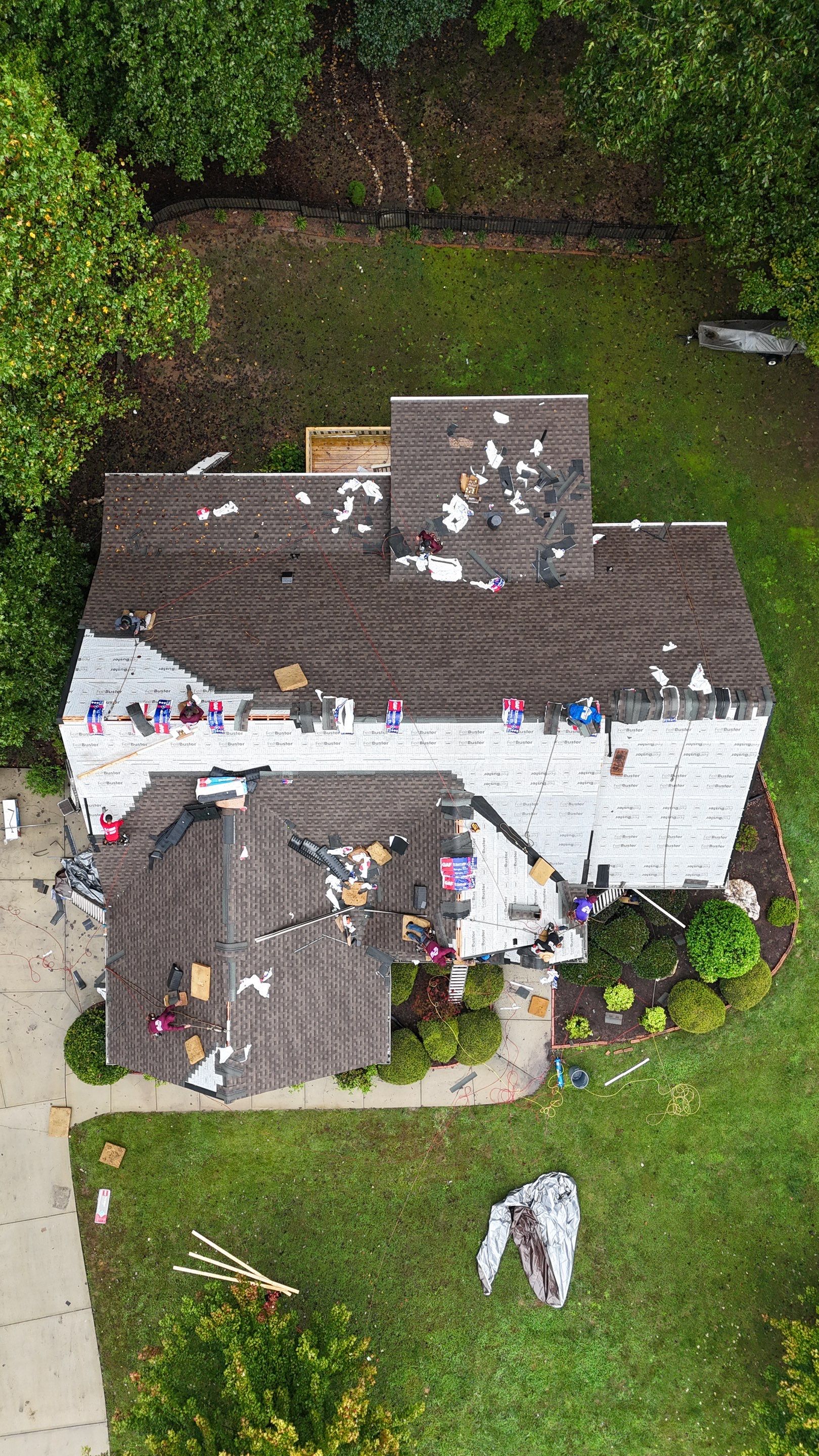 Roof Replacement - GAF Timberline HDZ Barkwood  by Pro Performance Roofing