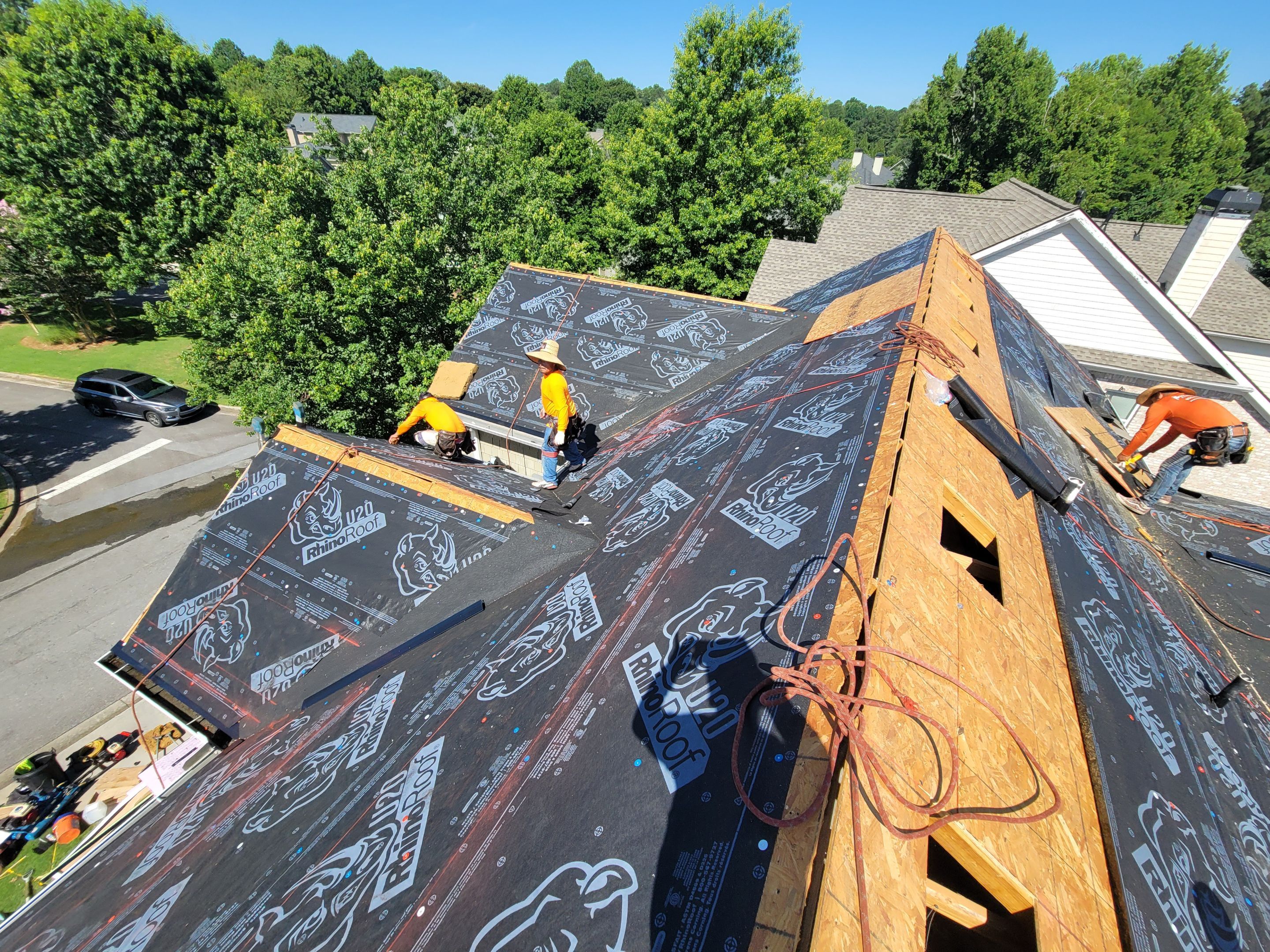 Residential Roofing Installation using Owens Corning by Inspector Roofing and Restoration