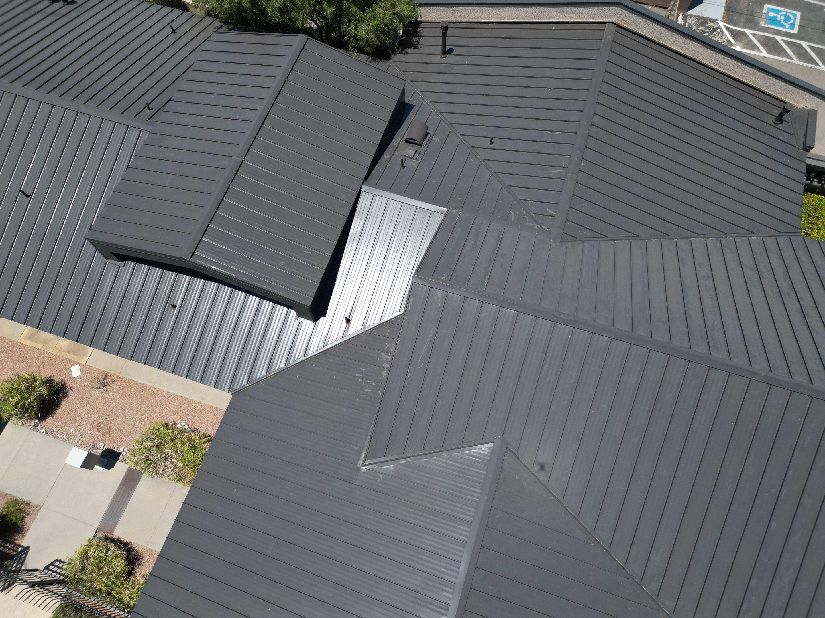 Burnished Slate Standing Seam by Reimagine Roofing