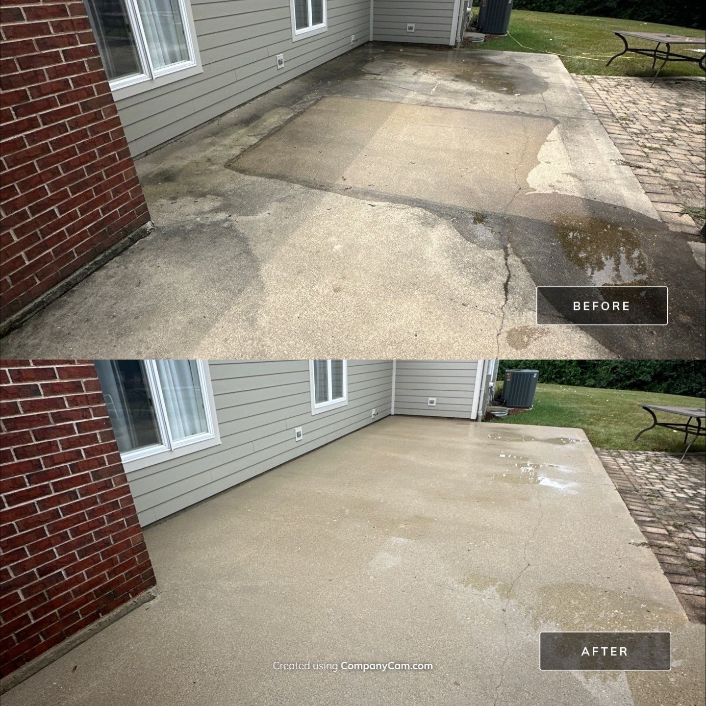 Project in Deer Park by Simmons Power & Soft Washing