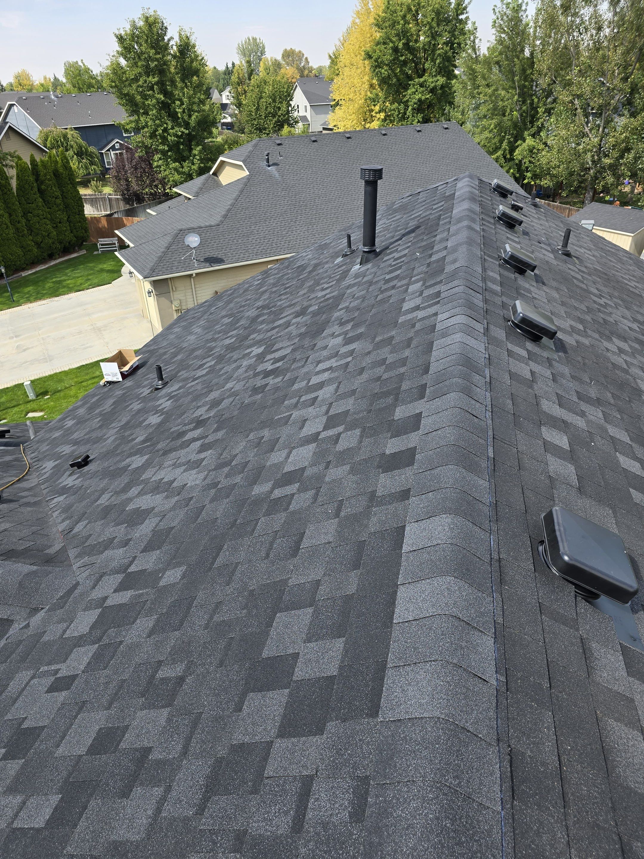 Residential Roof Replacement and Attic Structural Repair in Eagle by Olive Roofing