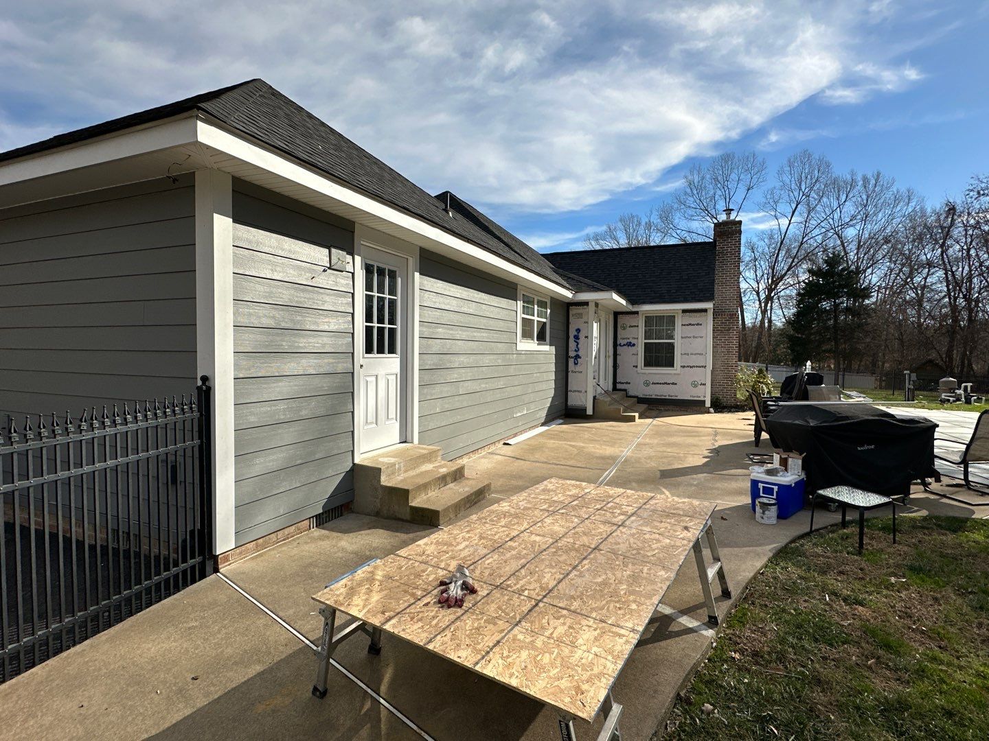 Grey Slate Siding using JH Batten Smooth by ExteriorPros