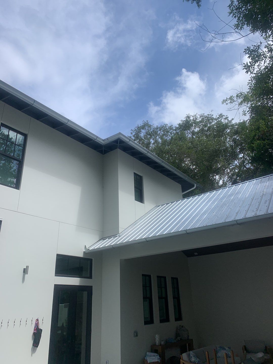 Half-Round Gutters in Santa Rosa Beach FL by Gutter Professors