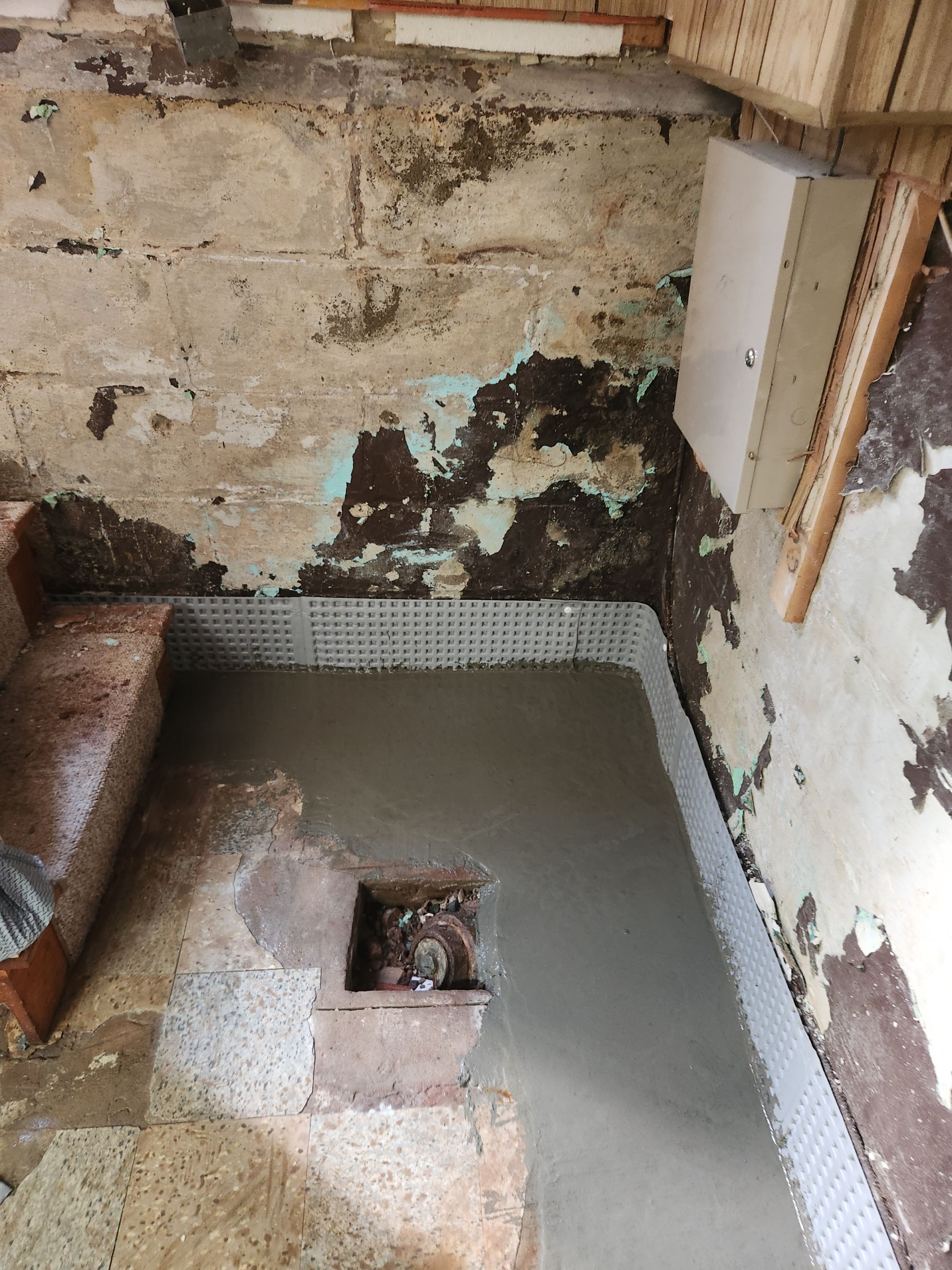 Interior French Drain West Orange NJ by Pure Service Pro, LLC 