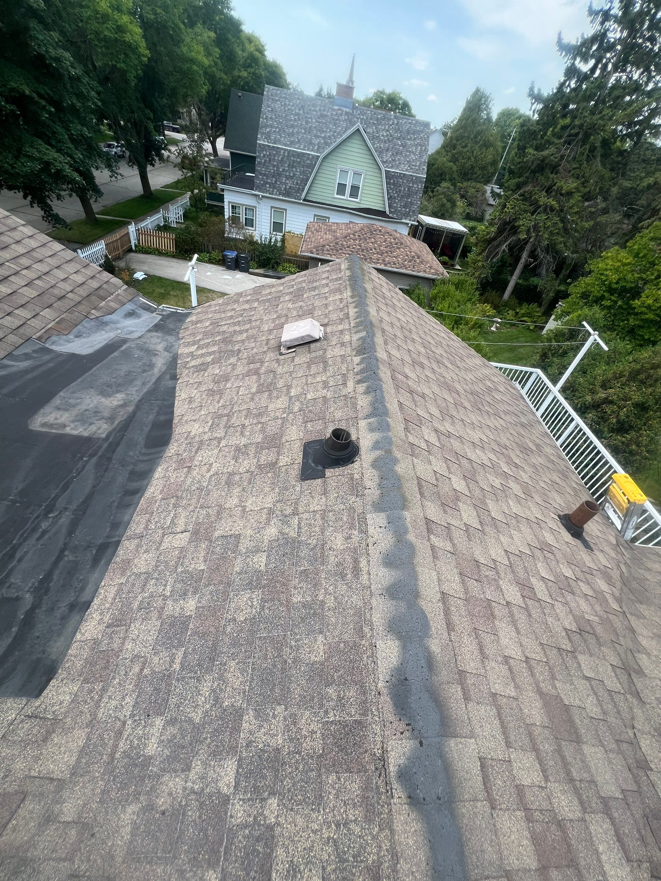 Residential Roofing Installation using GAF HDZ shingles by Gellings Roofing and Siding LLC