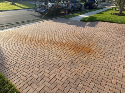 Paver Driveway Rust Removal – Oakleaf Hammock, Ellenton, FL 34222