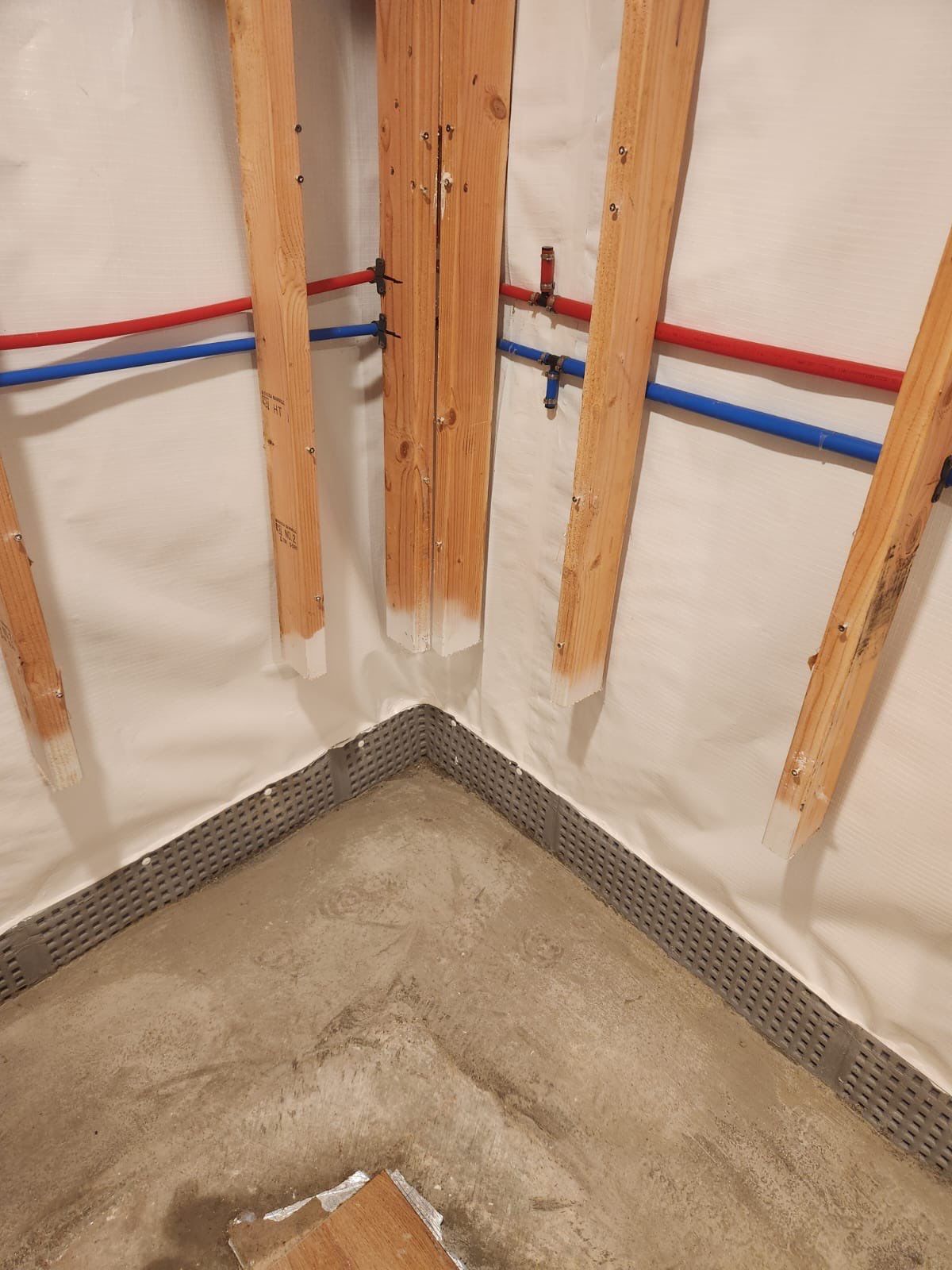 Interior French Drain & Wall Vapor Barrier Boonton NJ by Pure Service Pro, LLC 