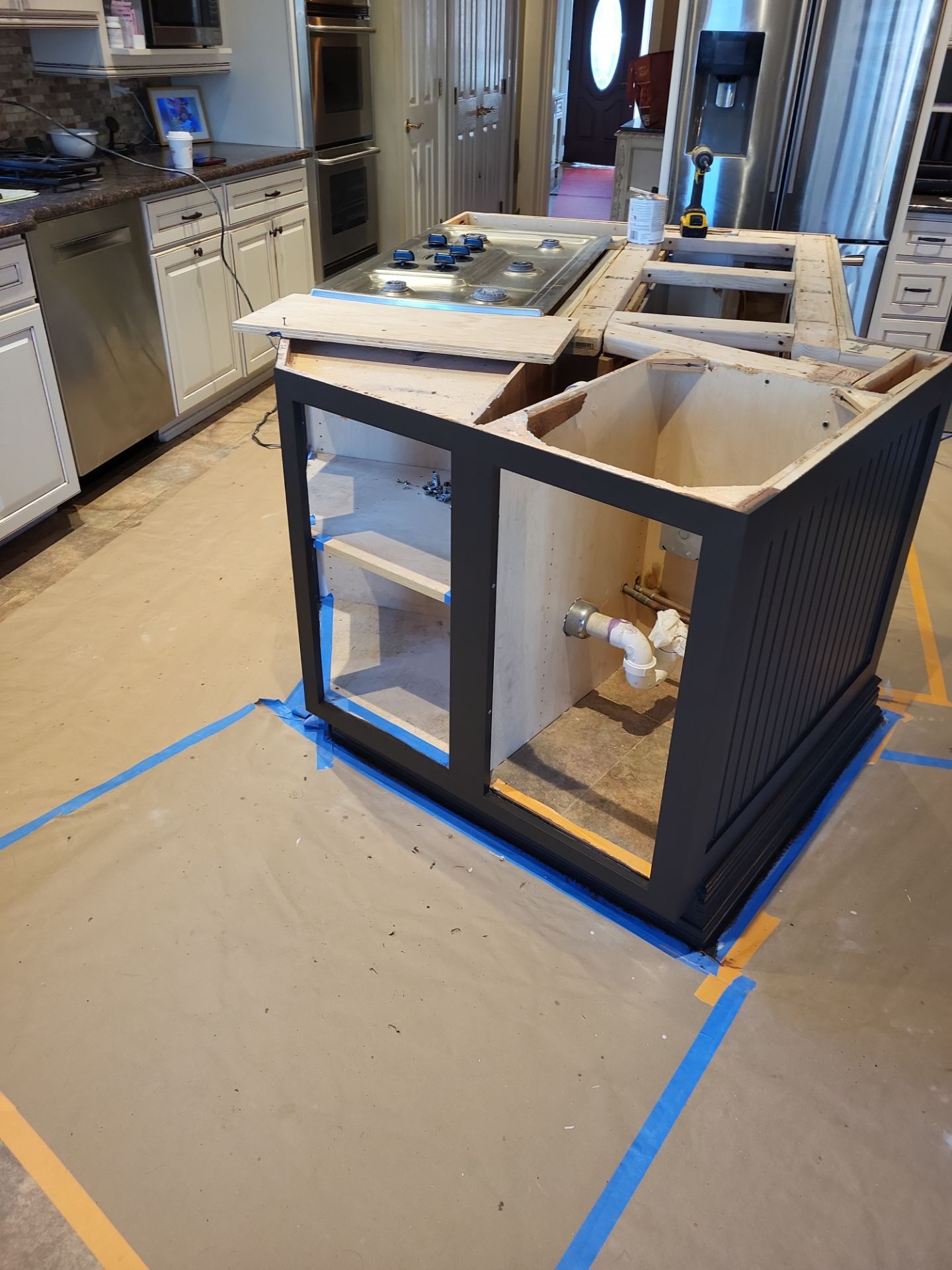 Custom Island Remodel by Spectrum Painting, LLC