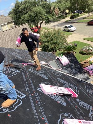 Residential Roofing Installation using Owen's Corning Duration (Lifetime) Shingles