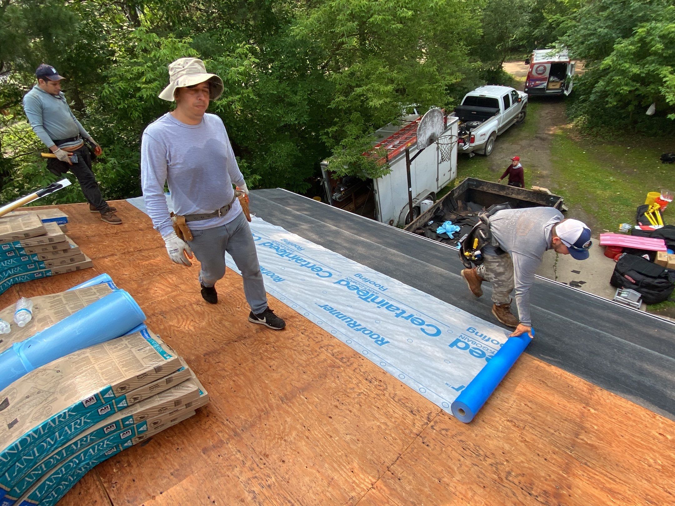 Roof Replacement using CertainTeed Landmark by 180 Contractors