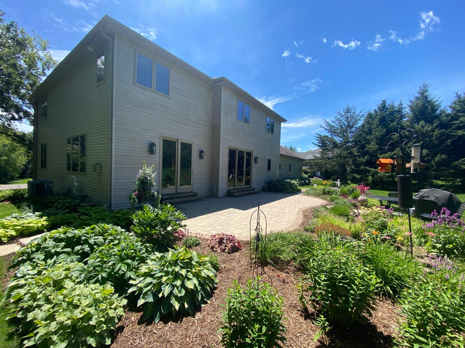 Patio and stepper cleaning by Shulla Exterior Cleaning