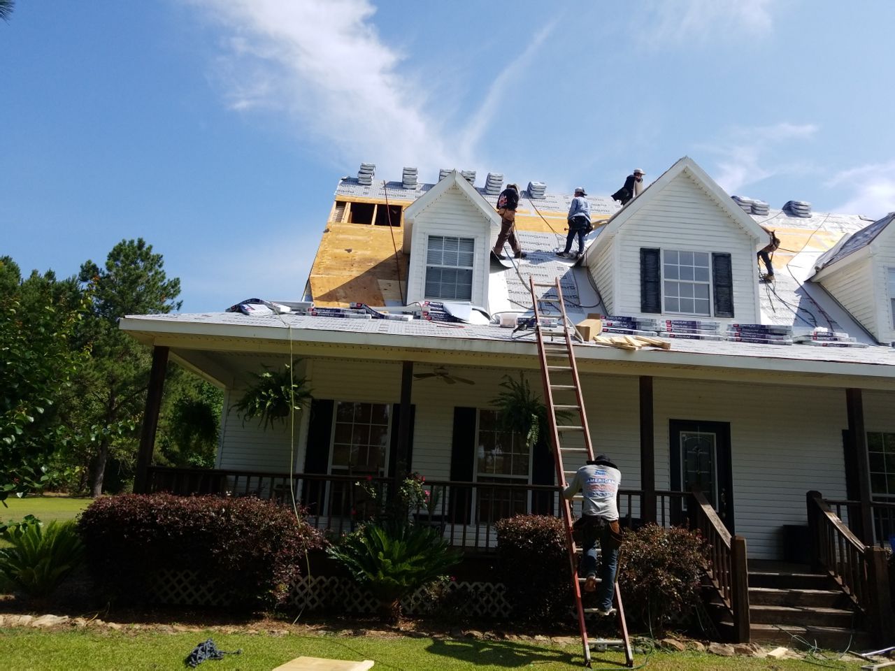 Residential Roofing Installation using Roof Replacement by American Roofing & Construction LLC