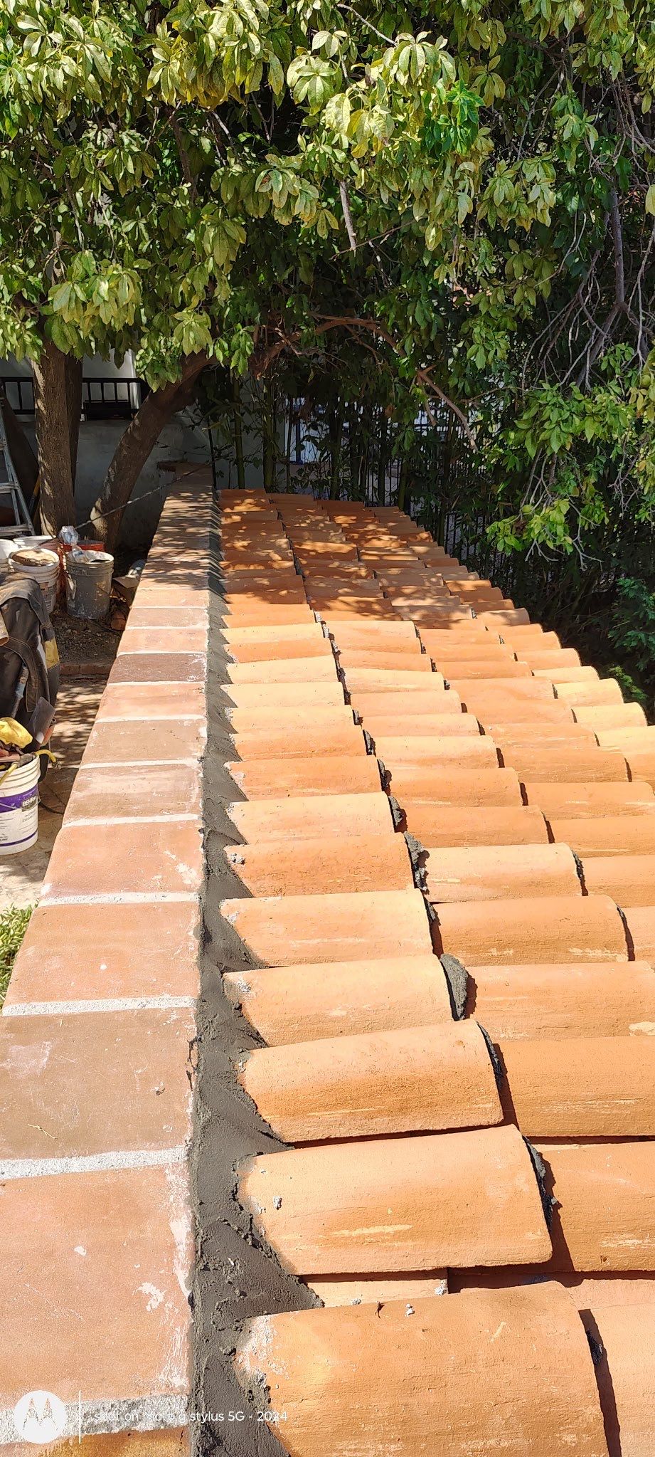 Shed Tile Install  by Hull Brothers Roofing