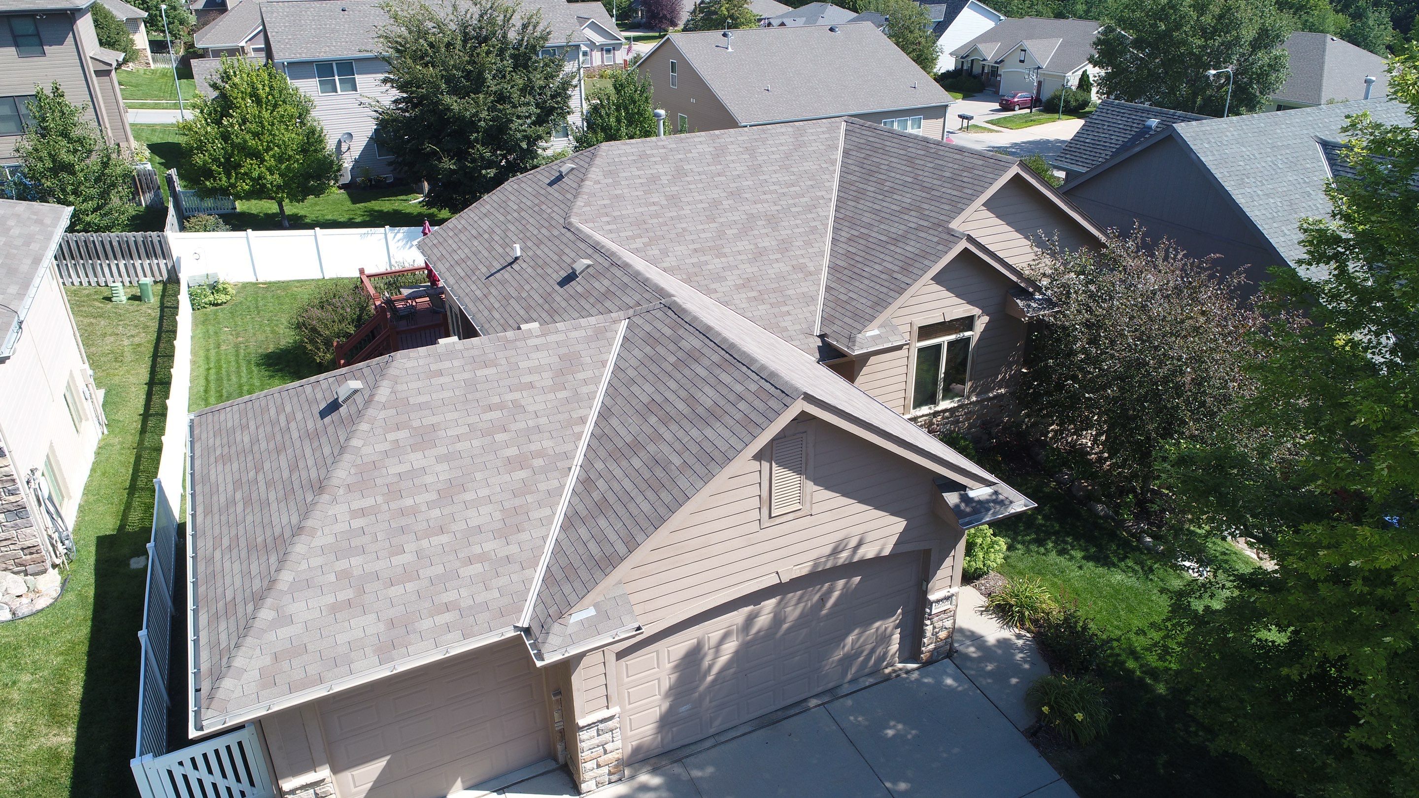 Residential Roofing Installation using Owens Corning Duration Driftwood by Lightning Exteriors