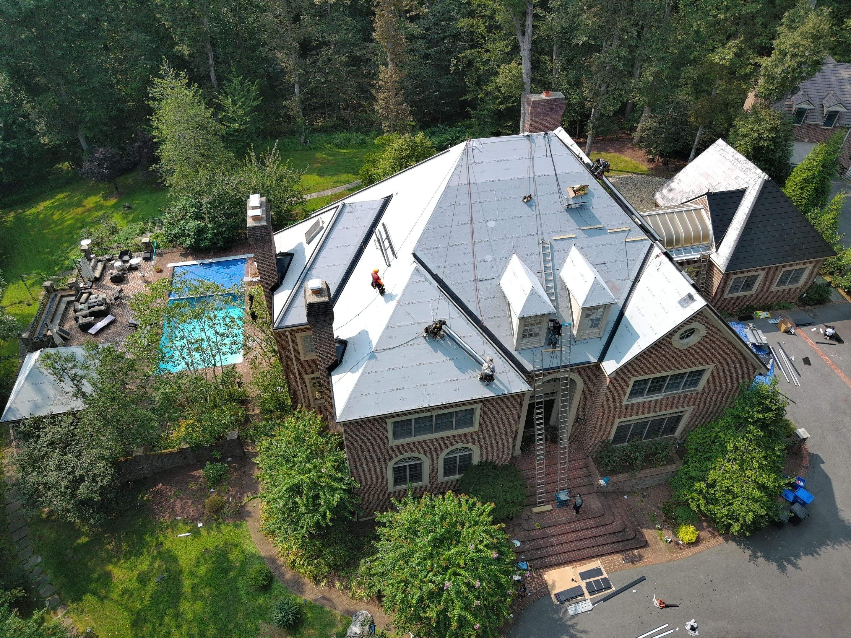 Extravagant Tesla Solar Roof in Maryland by American Home Contractors