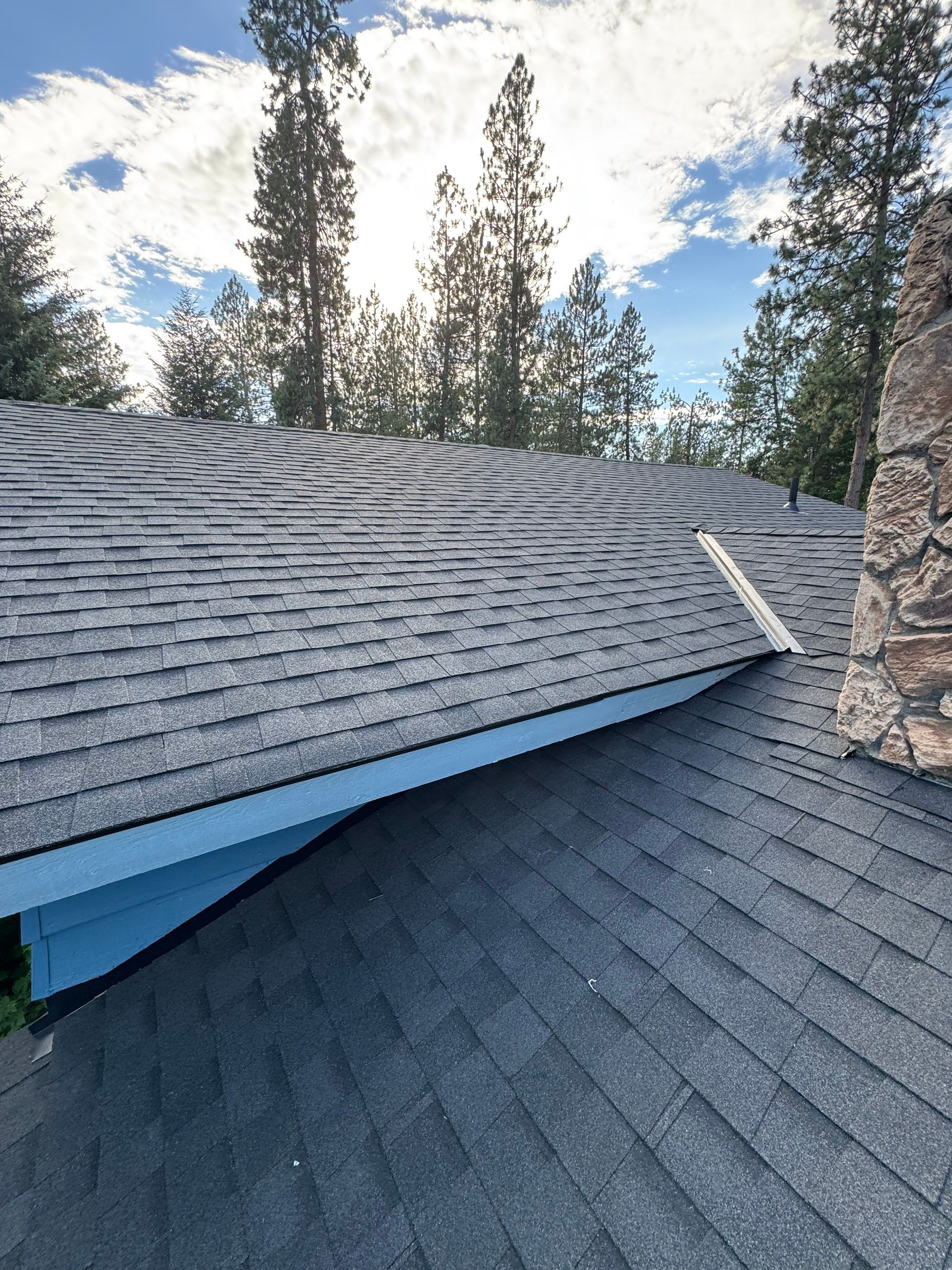 Architectural Shingle Roof Replacement West Appaloosa Road Coeur d'Alene, ID 83815 The Cascade System - CertainTeed Landmark® Shingle- Moire Black by Alpine Roofing