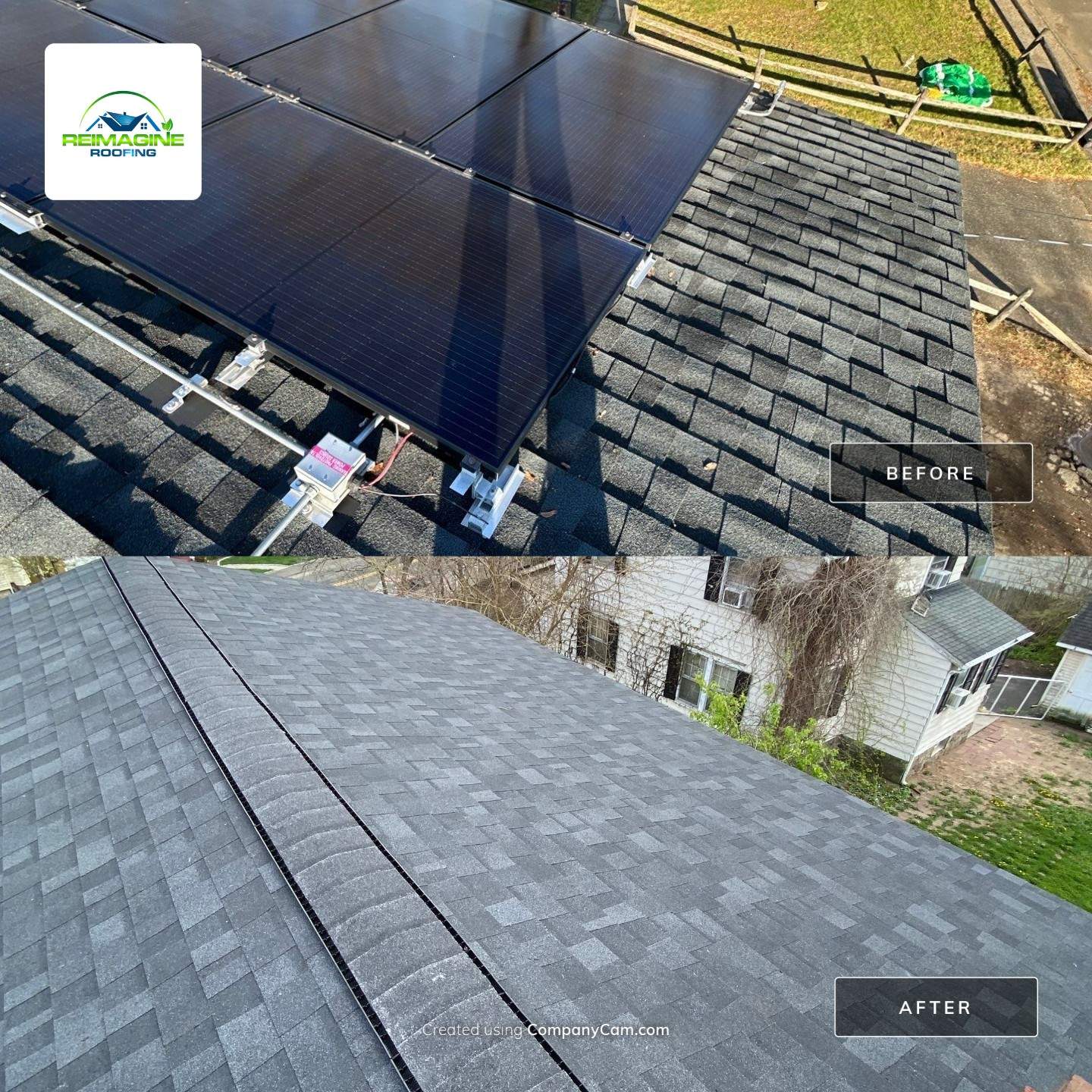 Charcoal Shingles by Reimagine Roofing