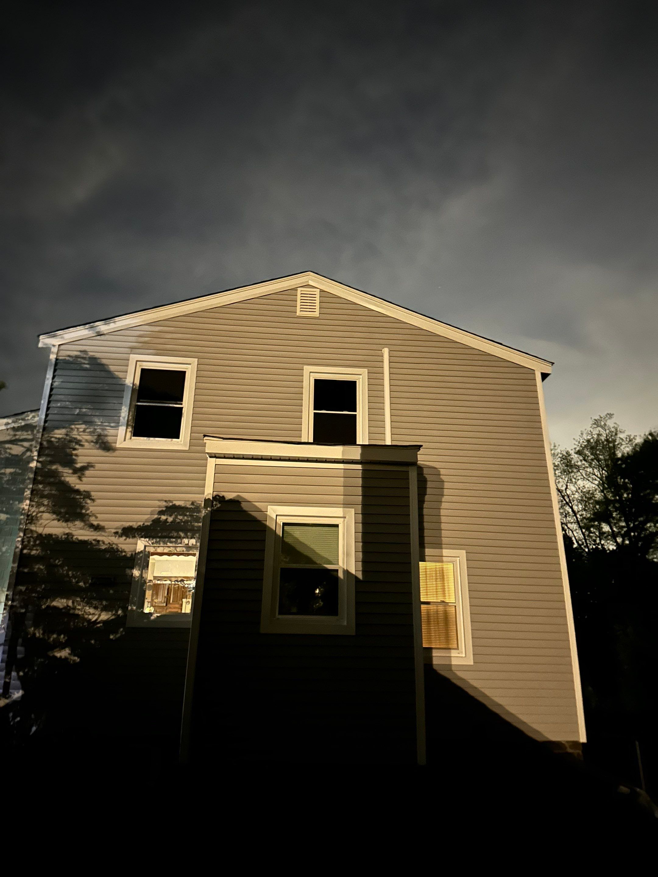 Siding Installation using Certainteed Cedar Impressions Straight Edge Perfection Shingles - D7 - Sterling Gray by A Plus Exterior