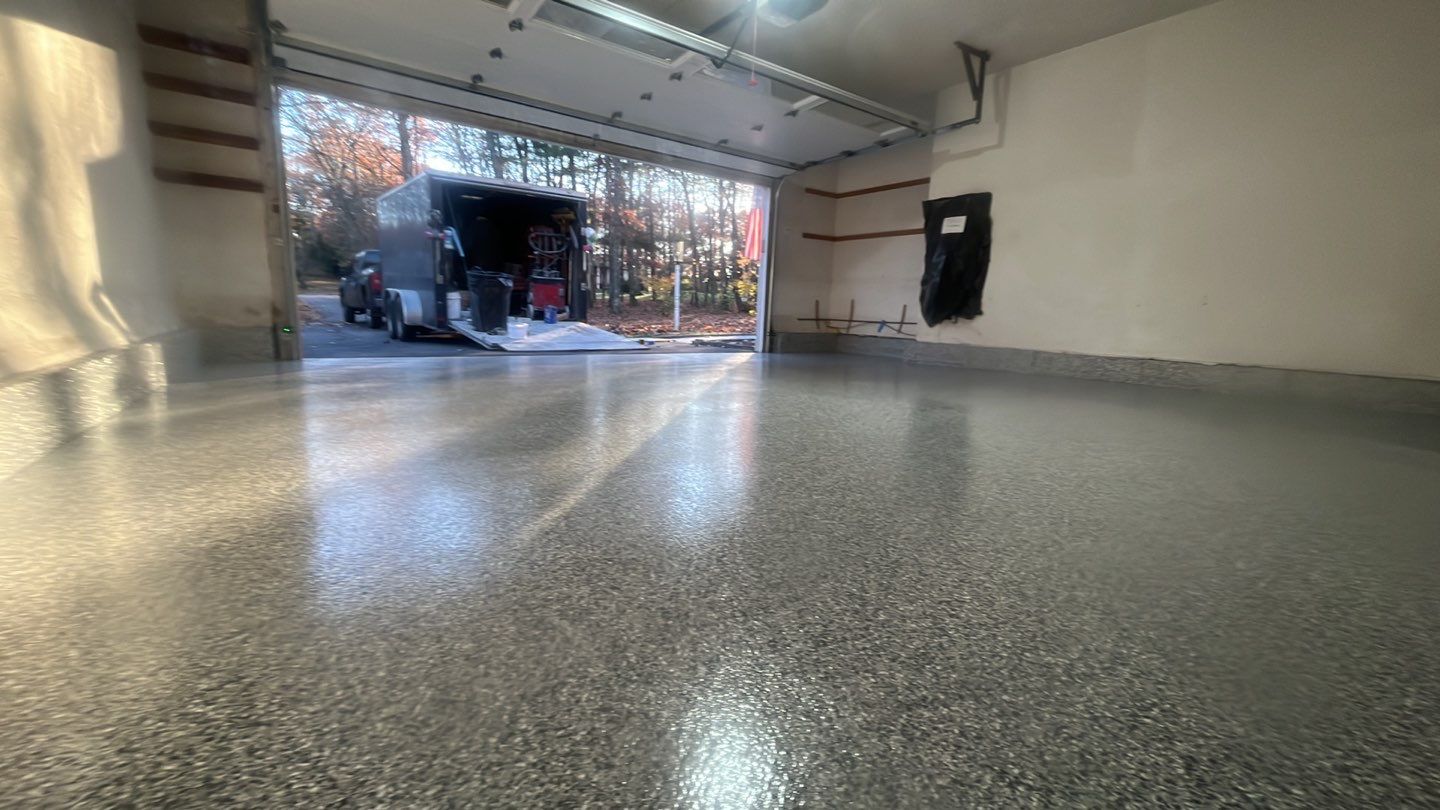 Garage in Andover, MA 01810 by Symphony Concrete Coatings