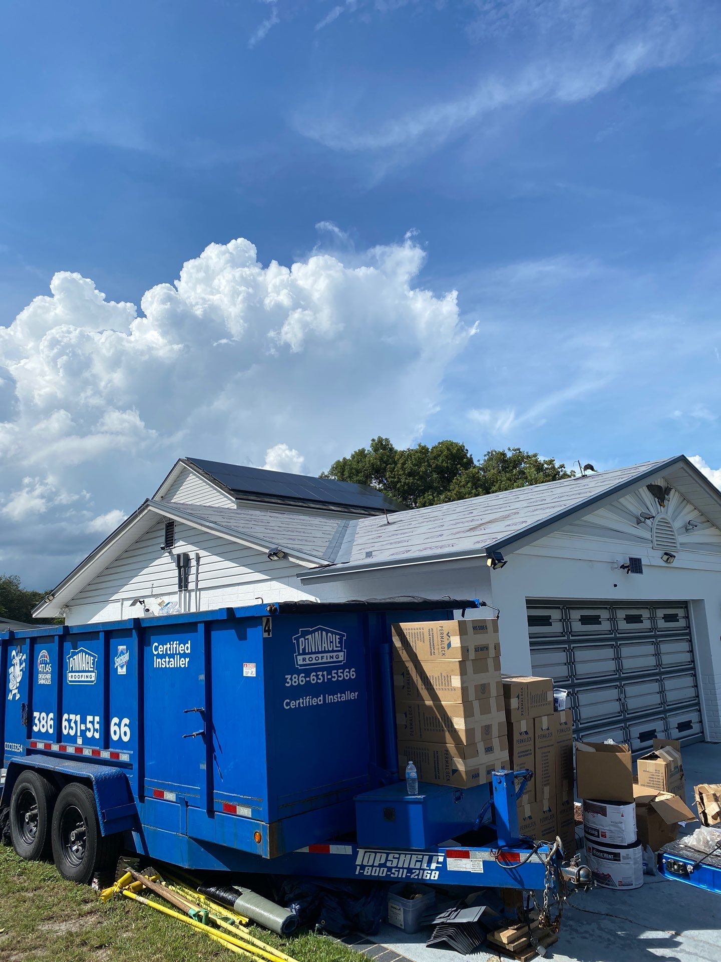 Permalock Metal Roofing Installation and Underlayment Replacement in Titusville by Pinnacle Roofing Group