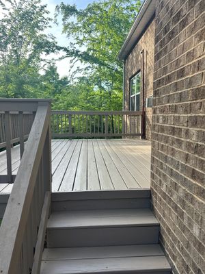 Weathered Deck using AcryFin