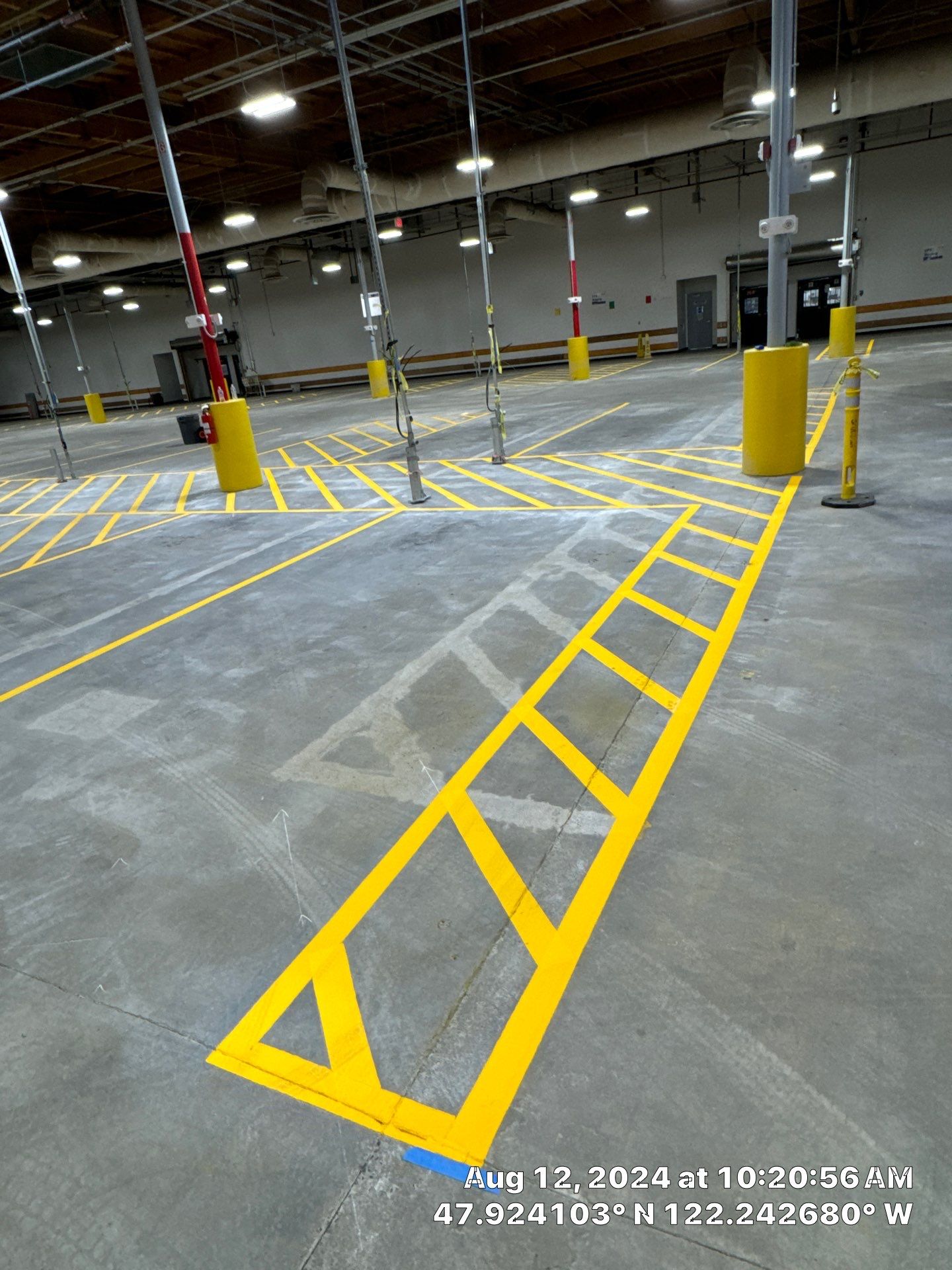 USPS Asphalt Patch Repair, Indoor Parking Lot Sandblast, Outdoor Parking Lot Sealcoating & Indoor/Outdoor Parking Lot Striping  by Jireh Asphalt & Concrete Inc 