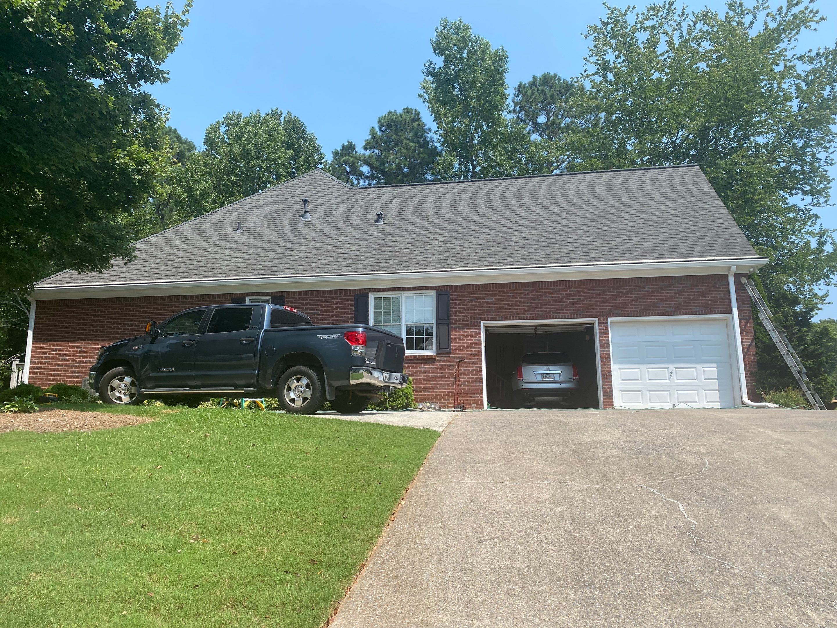 Residential Exterior Trim and Garage Door Painting in Acworth by Swift Home Renovations